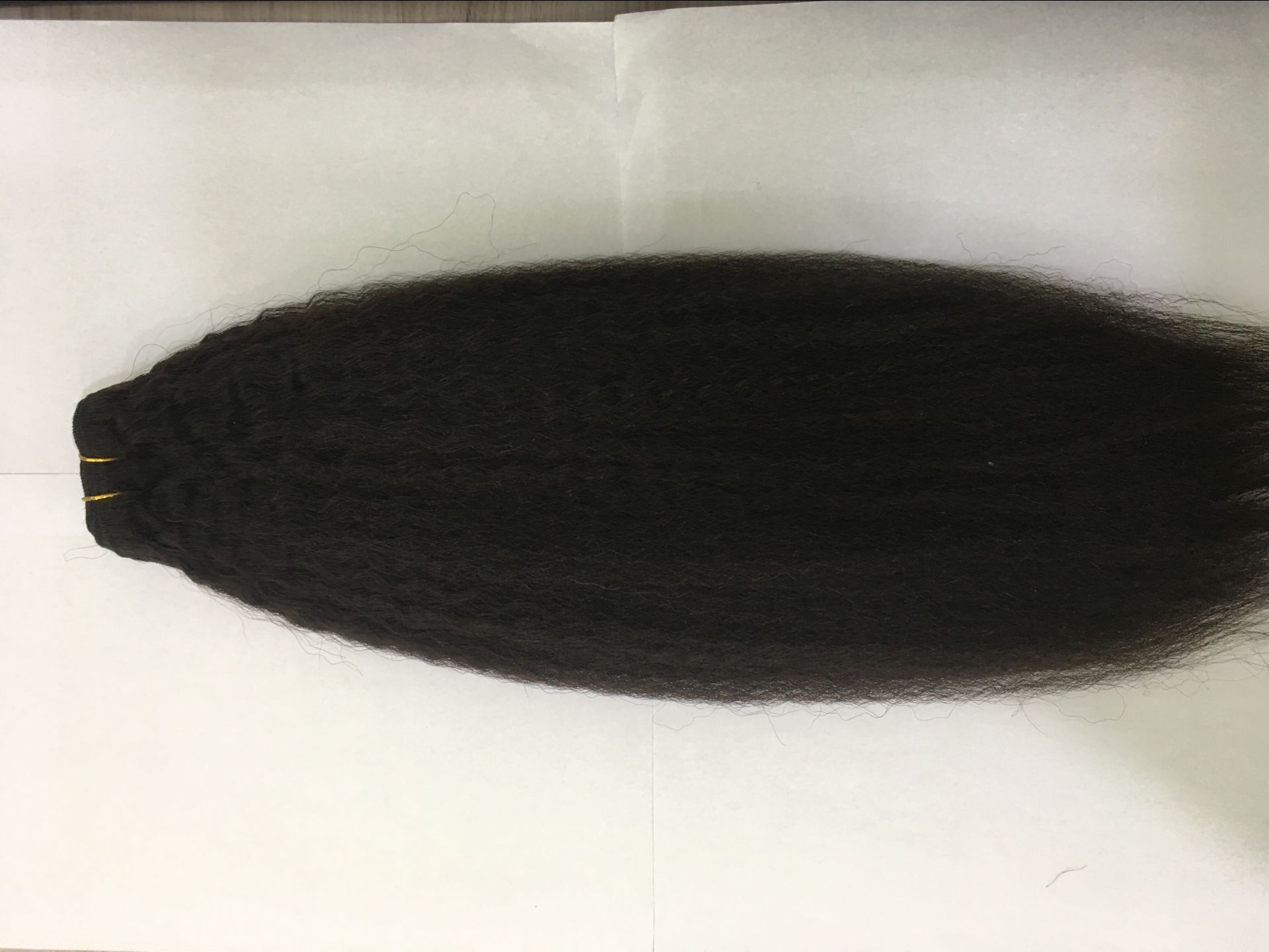 Wholesale Kinky Straight hair 100 human virgin hair bundles weft YL183
